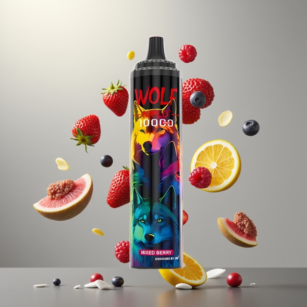 JNR Wolf Niplo 10000 Puffs 20ml 1.0 Ohm Mix Bogyó vape supplier Hungary