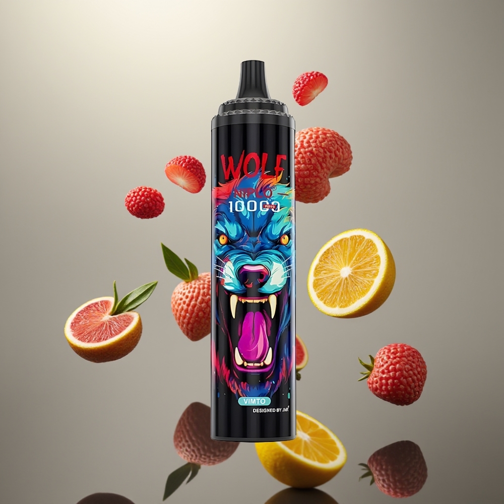 JNR Wolf Niplo 10000 Puffs 20ml 5% Mesh Vimto vape supplier Hungary